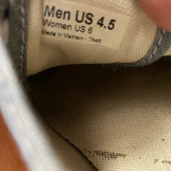 Vans Blue Gray Shoes size 6 - Picture 7 of 7